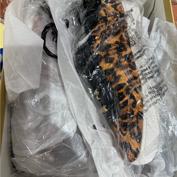 BNWT Michael Kors Scotty Cheetah Haircalf Print Low-Top Fashion Sneaker - - Picture 7 of 7